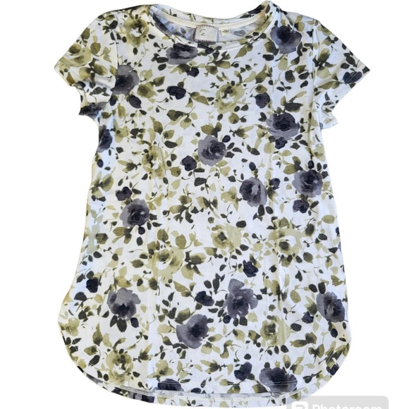 Anthropologie Postal Service Floral Short Sleeve Top - Picture 9 of 9